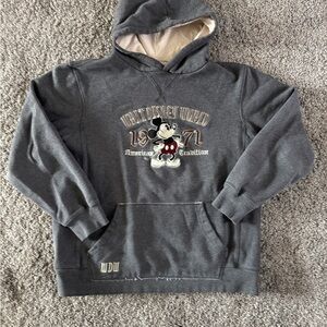 Women’s Gray Disney World Hoodie with Mickey Mouse Medium